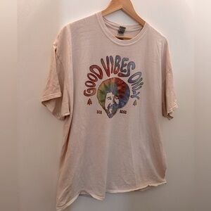 Bob Ross T-Shirt Size XXL- Positive Vibes Only Tee Shirt